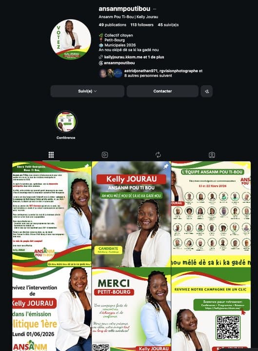 Compte Instagram Ansanm Pou Ti-Bou